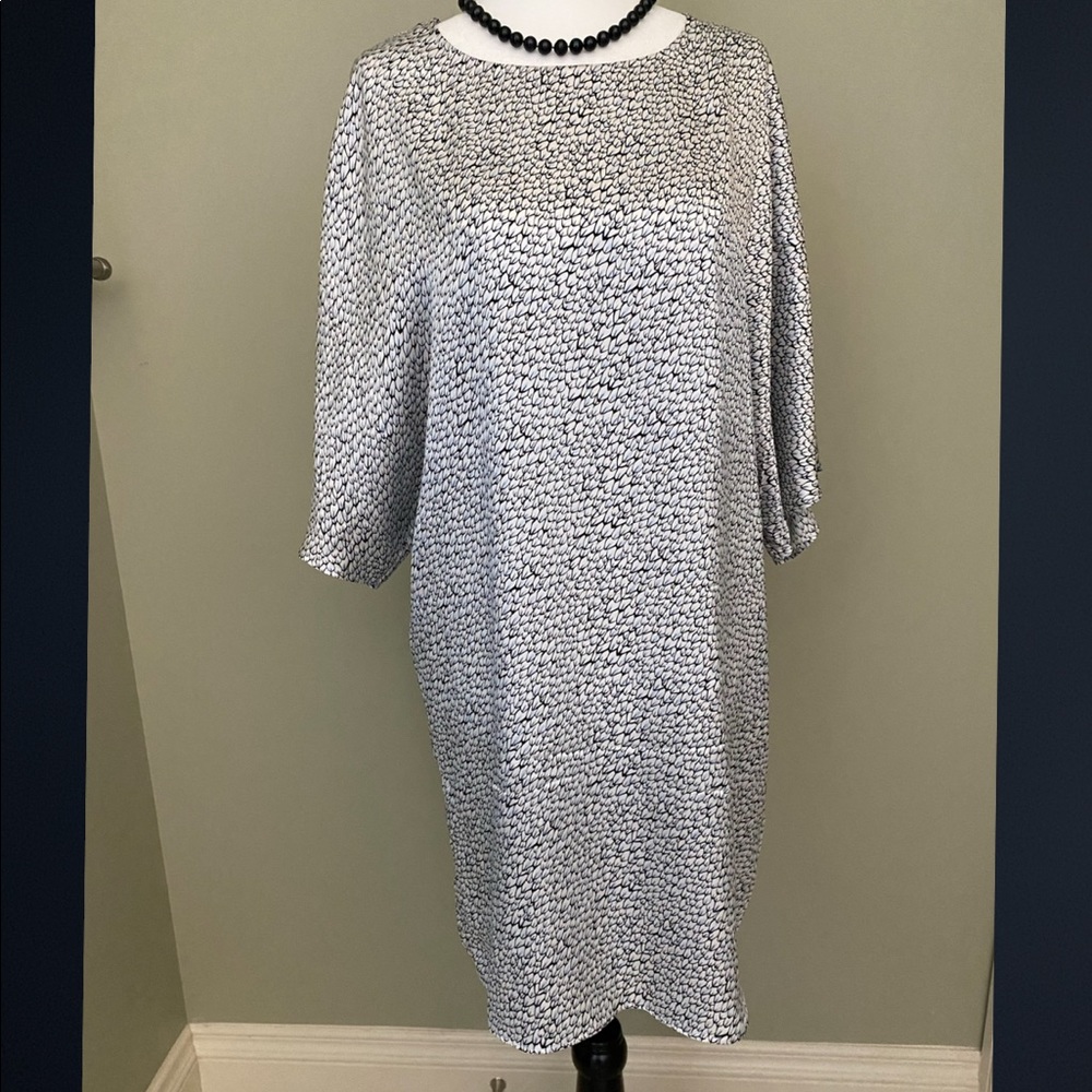 Aritzia Babaton silk shirt dress